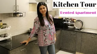Complete Kitchen Tour | Rented Apartment Kitchen| Utensils Organization