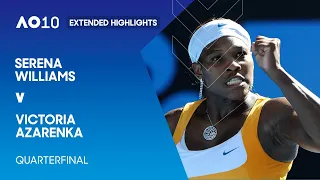 Serena Williams v Victoria Azarenka Extended Highlights | Australian Open 2010 Quarterfinal