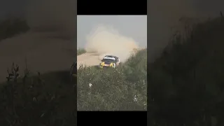 Crazy crash in Lithuanian rally stage 😰😰