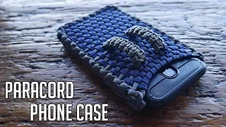 Making A Paracord Cell Phone Case | DIY Cell Phone Holster Tutorial