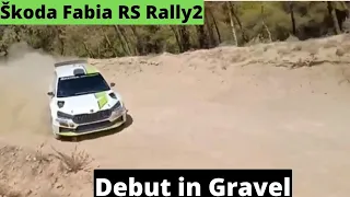 Škoda Fabia RS Rally2 Test in Greece 2022