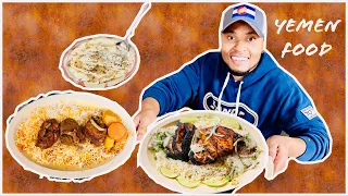 Extreme Yemen Food: Trying Mouthwatering Chicken Madhbi, Lamb Haneeth, Banana Masoob