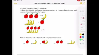 2021 Math Kangaroo Levels 1-2 Problem #18