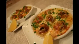 Escargots in Mushroom Caps with Garlic Butter & Cheese: Cooking with Kimberly