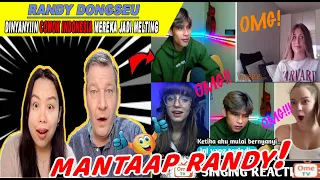 Dinyanyiin cowok Indonesia mereka jadi melting | SINGING REACTIONS OmeTV |DUTCH COUPLE REACTION