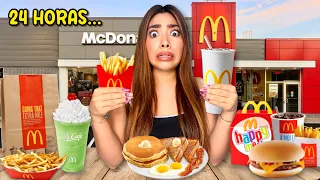 Sobreviviendo 24 horas sólo con comida de McDonald's !!! | Rebeca Mendiola