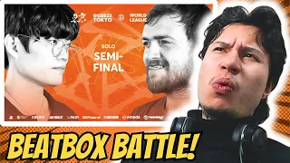 ARTIST REACTS! | NaPoM 🇺🇸 vs WING 🇰🇷 | GRAND BEATBOX BATTLE 2023: WORLD LEAGUE | Solo Semi Final