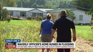 Waverly Police officer impacted by flooding