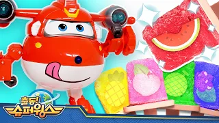 Making Fruit Icecream with Superwings | Icecream shop | Learn Colors🌈 | Superwings Toy