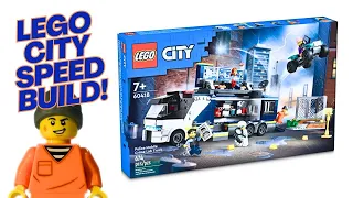 NEW LEGO CITY 2024 POLICE MOBILE CRIME LAB #60418 SPEED BUILD, 80s THEME! @BRICKABLEOFFICIAL