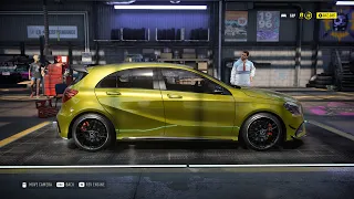 Need for Speed HEAT - 2016 Mercedes-AMG A 45 - Car Show Speed Jump Crash Test . 1440p 60fps.