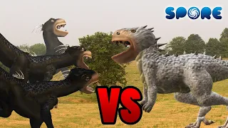 Indoraptor Trio vs Indominus Rex | Dinosaur Deathmatch [S4E3] | SPORE