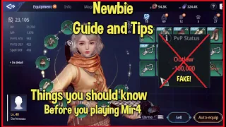 Mir4 Newbie Tips and Guide ( Tagalog )