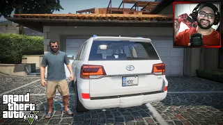 GTA V Real Life Mods - Michael's Race & 'Toyota Land cruiser V8' Drive | GTA 5 Pakistan