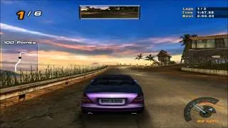 Need For Speed: Hot Pursuit 2 Gameplay - Palm City Island, Mercedes-Benz CL55 AMG [HD]