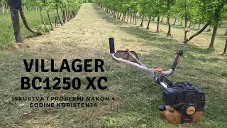 Villager trimer BC 1250 XC - iskustva nakon 4 godine rada