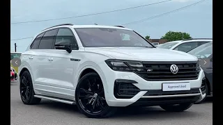 Approved Used Volkswagen Touareg Black Edition 3.0 TDI DSG 4M 286ps Pure White | Wrexham Volkswagen