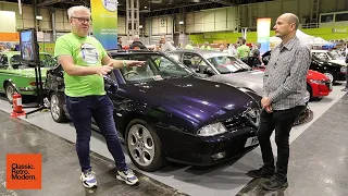 Alfa Romeo 166 at the 2021 NEC Classic Car Show