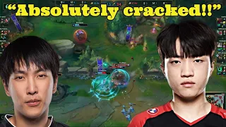 LS Reacts To T1 Keria Absolutely SMURFING ON DOUBLELIFT's Team In Champions Queue!!