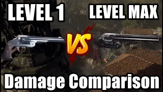 Resident Evil 4 Remake - Broken Buttfly Magnum Gun Damage Comparison (LEVEL 1 vs LEVEL MAX)