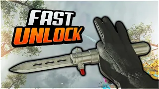 UNLOCK BALLISTIC KNIFE IN 15 MINUTES TRICK! (Cold War Zombies)