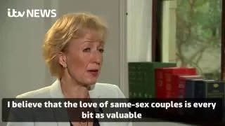 Andrea Leadsom on gay marriage legislation