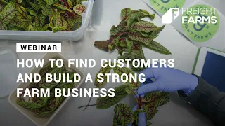 How to Find Customers & Build a Strong Farm Business Webinar