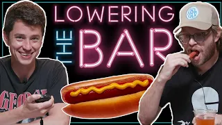 Who Can Eat The Fastest Hot Dog | Lowering The Bar