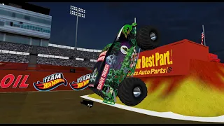 Monster jam freestyle at World finals 15 (2014) | Beamng.drive