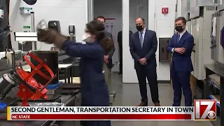 Digital Desk: Second Gentleman, Transportation Secretary visit Raleigh