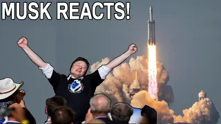 SpaceX Falcon Heavy Launch Shocked NASA Scientists! Elon Reacts