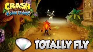 Crash Bandicoot 2 - "Totally Fly" Secret Level Gem 42 (PS4 N Sane Trilogy)