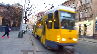 knackered neglected tramway in Lviv (Ukraine)