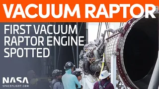 Vacuum Raptor Engine Delivered to Starbase | SpaceX Boca Chica