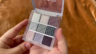 Dior BACKSTAGE Eyeshadow Palette  011 Silver Essentials Swatches