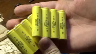 Cordless screwdriver battery replacement and test (before and after)