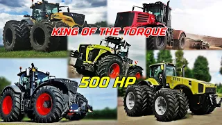 KING OF THE #TORQUE on 500 Hp from 2020-23 [5 Tractors Claim the title] Which wins? #tractor