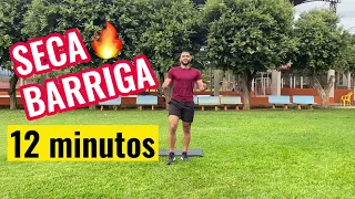 Treino de 12 minutos - Seca barriga em casa! (SEM EQUIPAMENTOS)