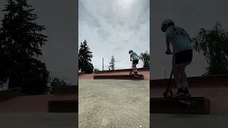 Grinding the whole box #trending #skate #skatepark #shorts #scooter #bmx #Trick #short