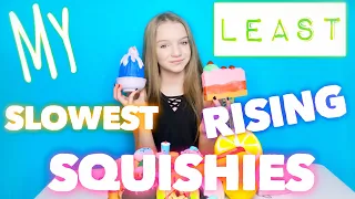 MY LEAST SLOWEST RISING SQUISHY COLLECTION | Bryleigh Anne