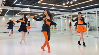 Devil In A Dress (Intermediate) line dance| 데빌 인 어 드레스 | 라인댄스| Withus KOR, Yoon