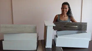 Não jogue fora! olha o que fiz com gavetas velhas e portas de guarda DIY ideias para decorar