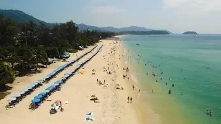 Karon Beach by drone, Phuket, Thailand (2024) (4K)