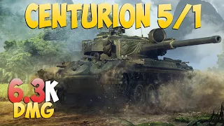 Centurion 5/1 - 7 Kills 6.3K DMG - Fast! - World Of Tanks