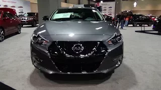 2018 Nissan Maxima SR Gun Metallic (Connecticut Auto Show)