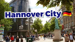 4K Hannover City Germany 🇩🇪 Walk in Tour  Ultra HD (Episode 2)