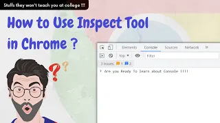 How to use Inspect Tool in Chrome | in Hindi | Savage Arush