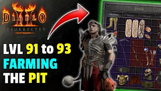 400 PIT runs with the Fastest Necro build, OP ! Rare drops ! Diablo 2 resurrected