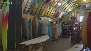 San Diego surf shops struggling during coronavirus shut down