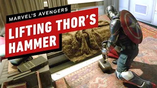 Marvel's Avengers: All Avengers Try To Lift Thor's Hammer